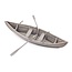 Tabletop-Art Viking Age Rowboat - TTA800041