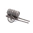 Tabletop-Art Small Cart with Barrel - TTA800035