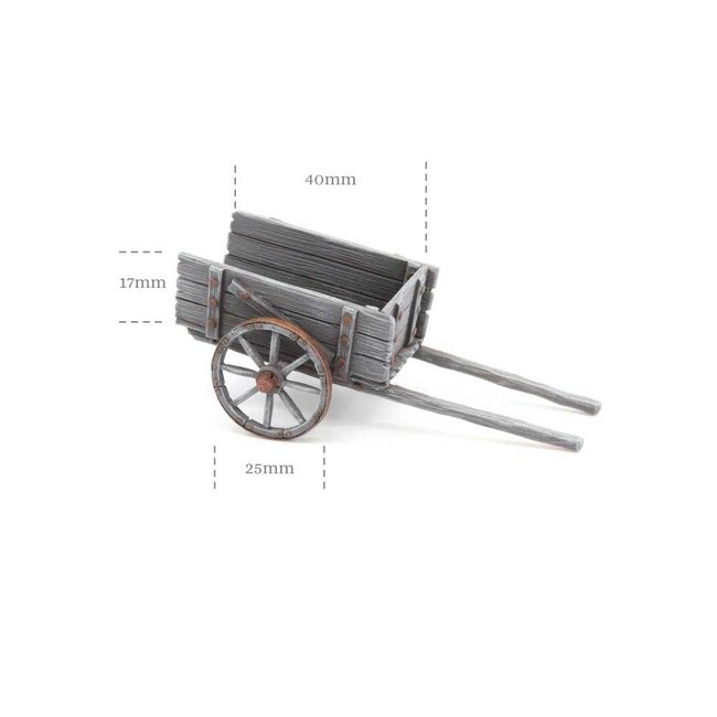 Tabletop-Art Small Farm Cart - TTA800037