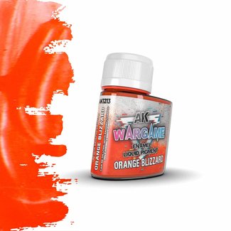 AK interactive Orange Blizzard Enamel Liquid Pigment - 35ml - AK1213