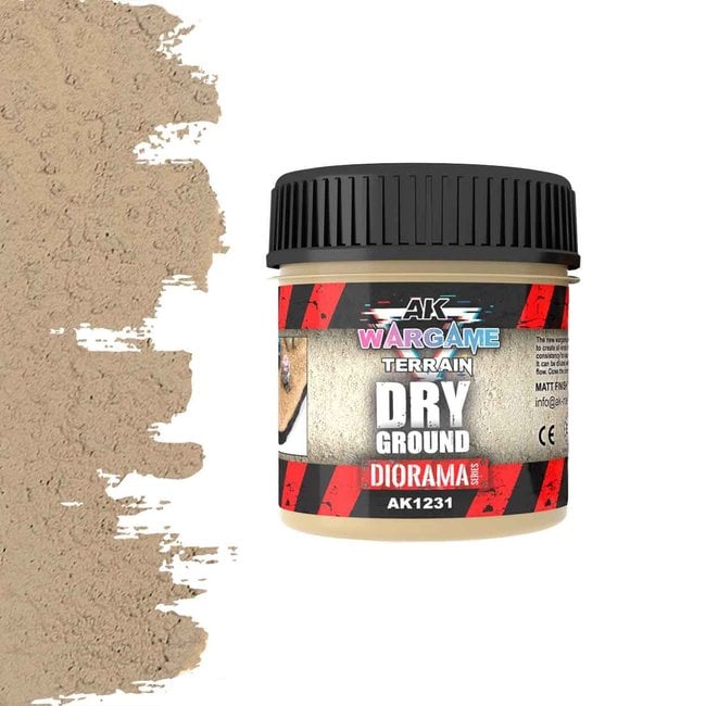 AK interactive Dry Ground Battle Ground Terrains - 100ml - AK1231