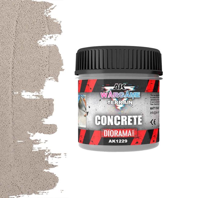 AK interactive Concrete Battle Ground Terrains - 100ml - AK1229