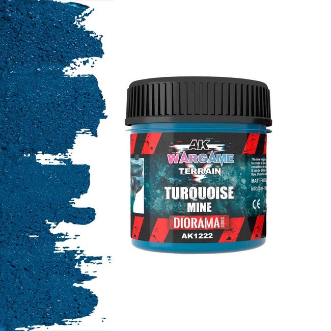 AK interactive Turquoise Mine Battle Ground Terrains - 100ml - AK1222