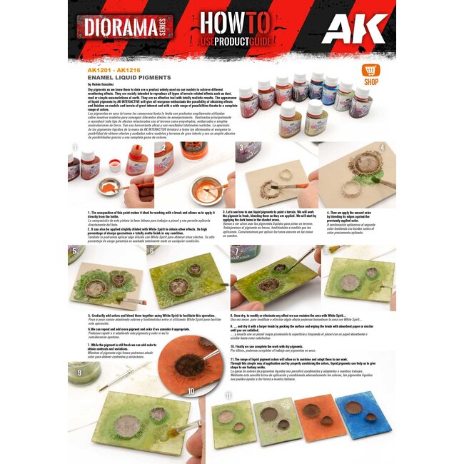 AK interactive Chaos Dirt Enamel Liquid Pigment - 35ml - AK1203