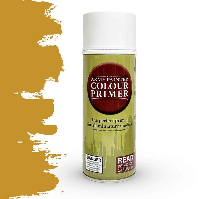 Army Painter Colour Primer - Desert Yellow