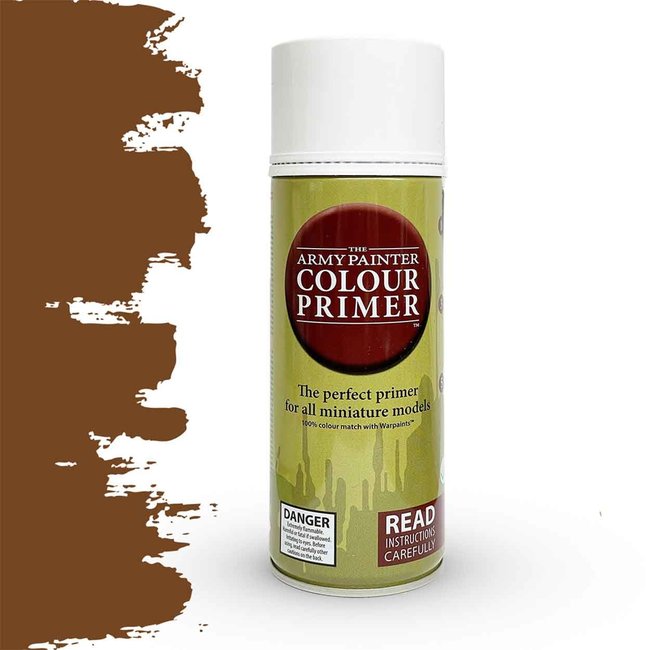 The Army Painter Leather Brown - Colour Primer - CP3004 - Scenery Workshop  BV