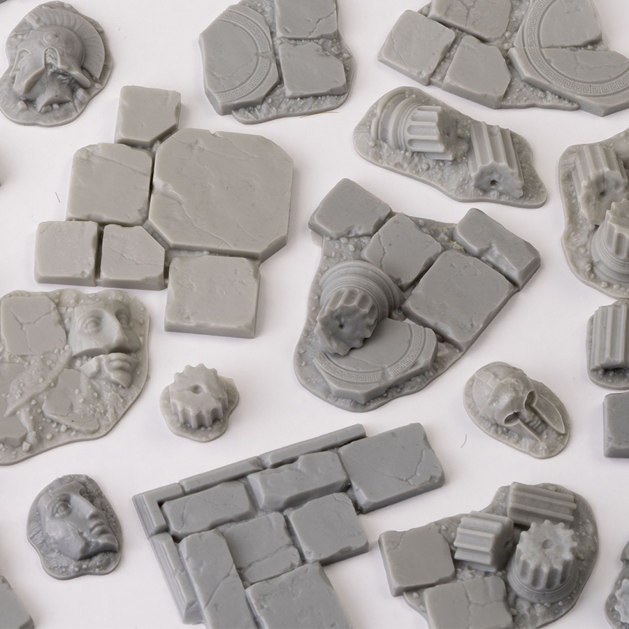 Goon Master Slate Rocks Basing Kit – Scenery & Tufts For Model Dioramas