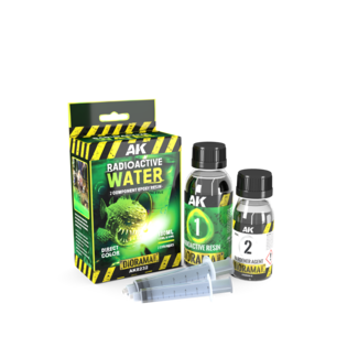 AK interactive Resin Radioactive Water Components Epoxy Resin - Diorama Series - 180ml - AK8232 - image
