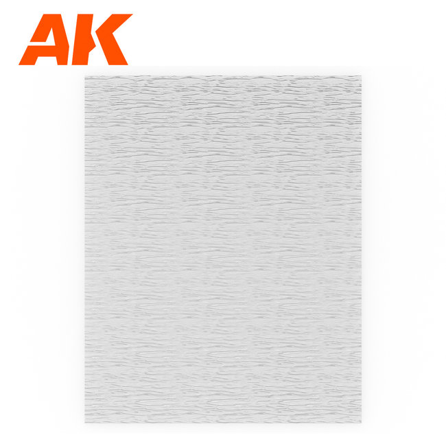 AK interactive Water Sheet Transparent Running Water - 245 x 195mm -1x - AK6584
