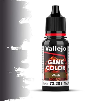 Vallejo Game Color Wash Black Shade - 18ml - 73201