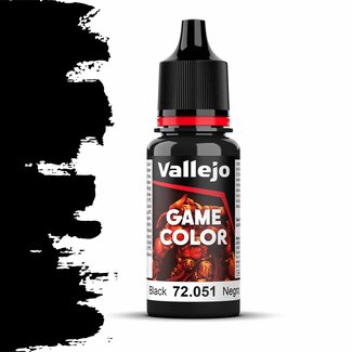 Vallejo Game Color Black - 18ml - 72051 - image