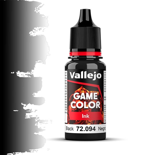 Vallejo Game Color Ink Black - 18ml - 72094