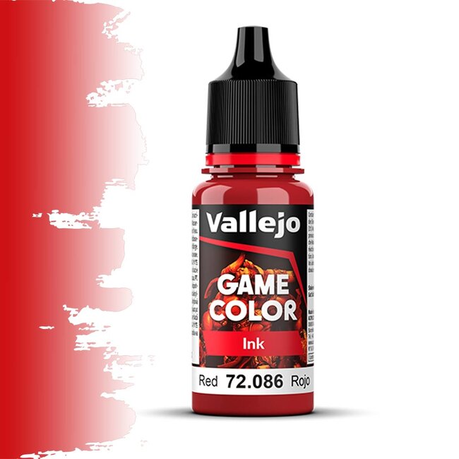 Vallejo Game Color Ink Red - 18ml - 72086