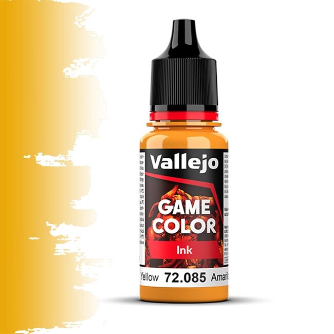 Vallejo Game Color Ink Yellow - 18ml - 72085