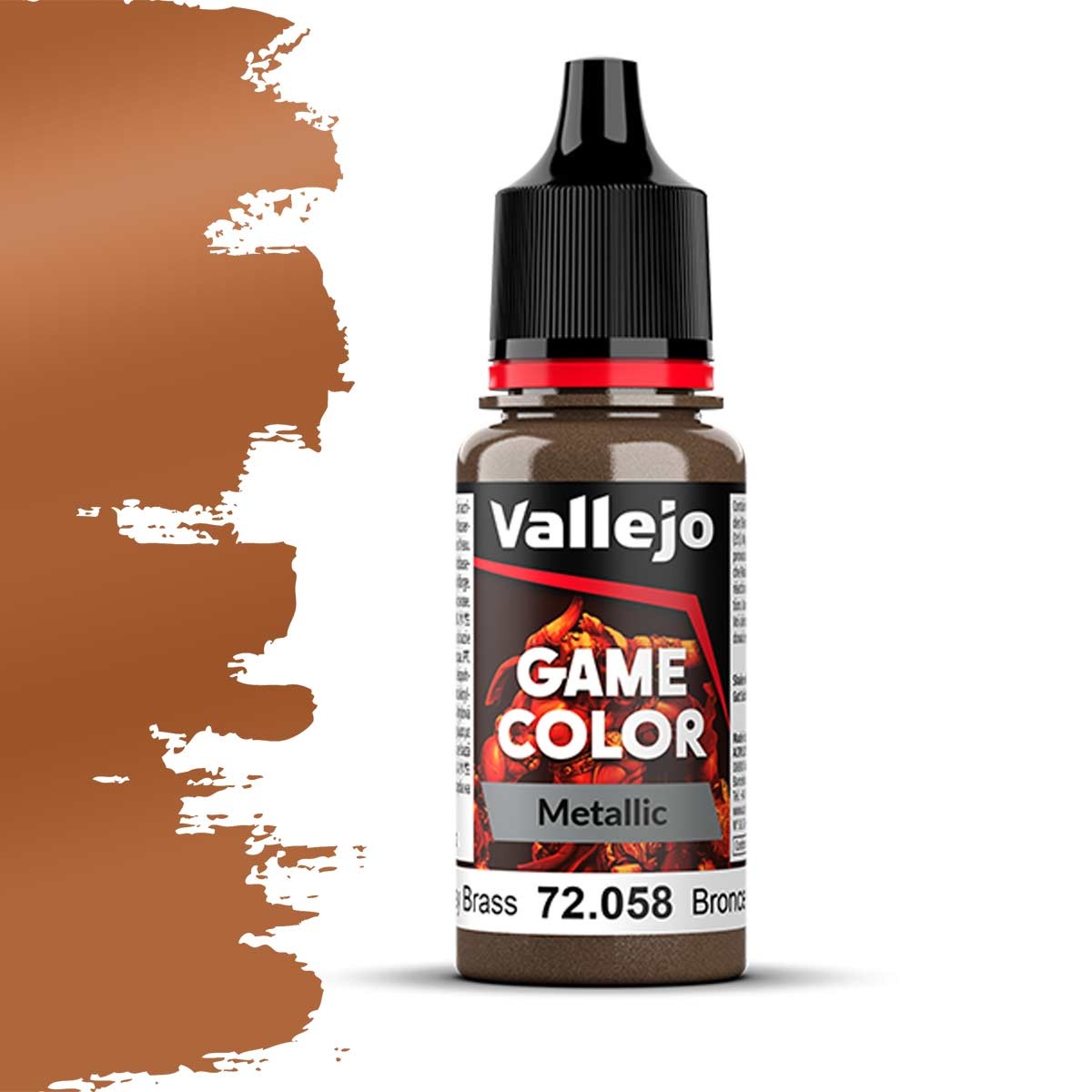 Peinture Acrylique Vallejo Game Color Brassy Brass 72058 - Couleur Laiton, Neuve