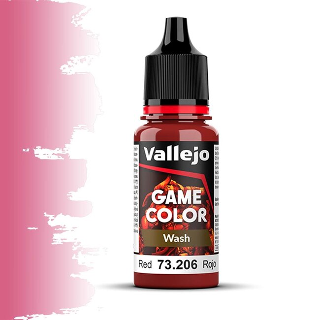 Vallejo Game Color Wash Red Wash - 18ml - 73206