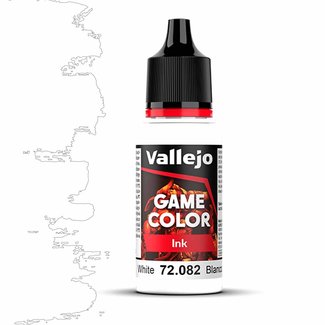 Vallejo Game Color Ink White - 18ml  - 72082