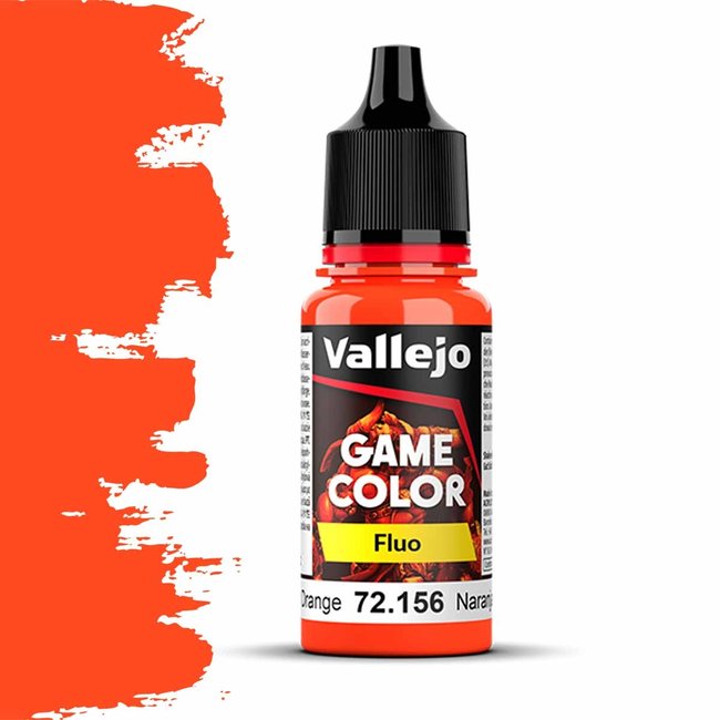 Vallejo Game Color Fluorescent Orange - 18ml  - 72156