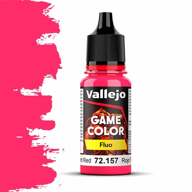 Vallejo Game Color Fluorescent Red - 18ml  - 72157