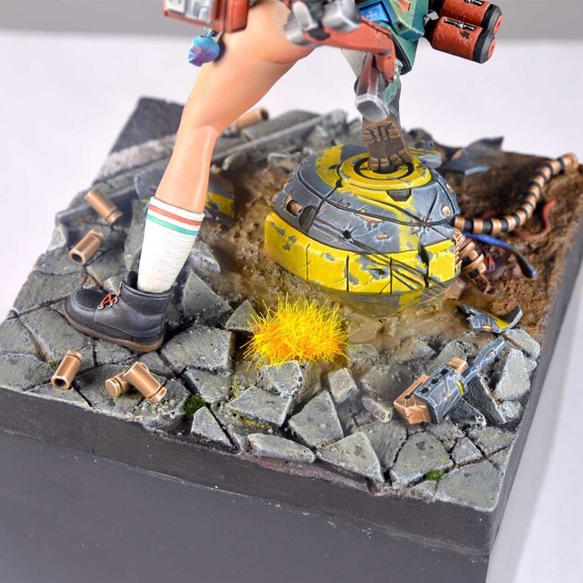 AK interactive Orange and Yellow Wargame Tufts - AK8241