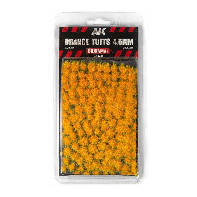 AK interactive Orange and Yellow Wargame Tufts - AK8241