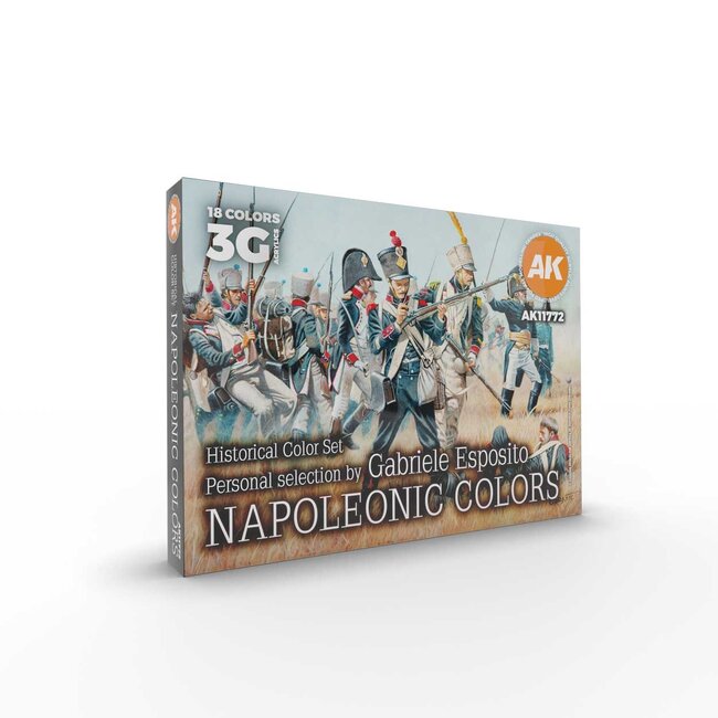 AK interactive Historical Color Set Napoleonic Colors - 18 kleuren - 17ml - AK11772