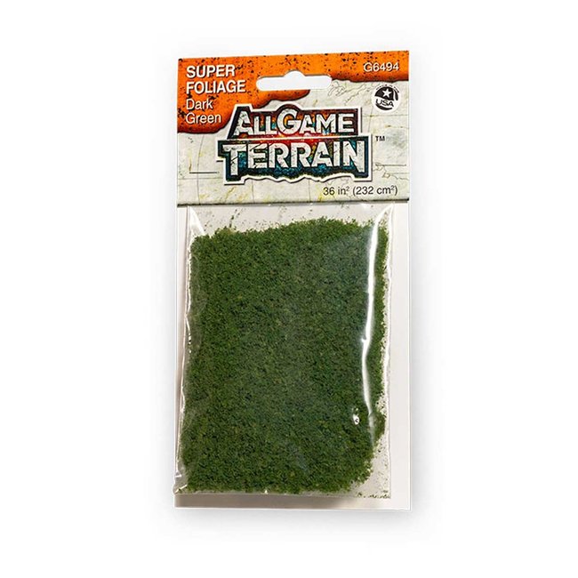 Woodland Scenics Dark Green Super Foliage - All Game Terrain - WLS-G6494