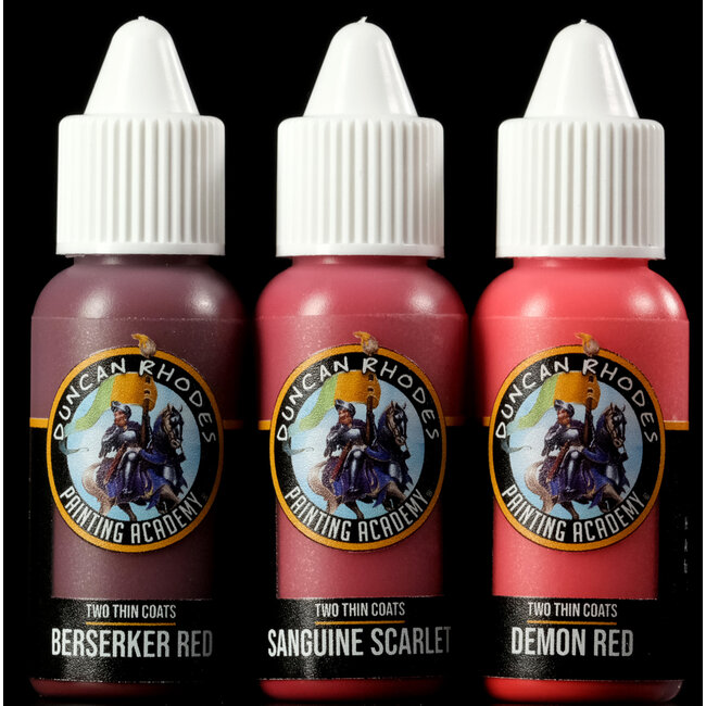 Duncan Rhodes Berserker Red Shadow Paint - Duncan Rhodes Two Thin Coats - 15ml - DRTTC10001