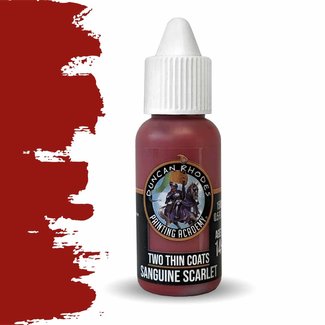 Duncan Rhodes Sanguine Scarlet Midtone Paint - Duncan Rhodes Two Thin Coats - 15ml - DRTTC10002