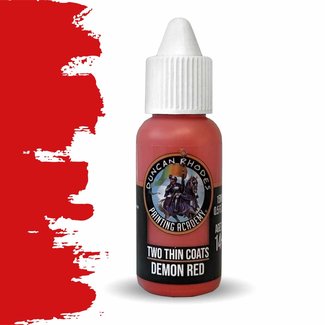 Duncan Rhodes Demon Red Highlight Paint - Duncan Rhodes Two Thin Coats - 15ml - DRTTC10003