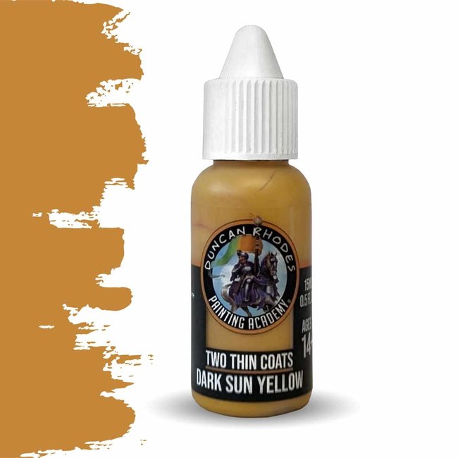 Duncan Rhodes Dark Sun Yellow Shadow Paint - Duncan Rhodes Two Thin Coats - 15ml - DRTTC10004