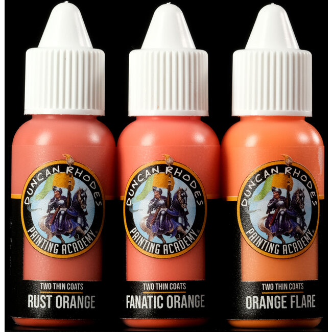 Duncan Rhodes Orange Flare Highlight Paint - Duncan Rhodes Two Thin Coats - 15ml - DRTTC10012