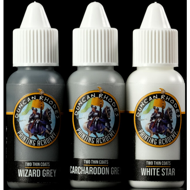 Duncan Rhodes Carcharodon Grey Midtone Paint - Duncan Rhodes Two Thin Coats - 15ml - DRTTC10023