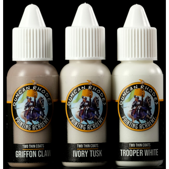 Duncan Rhodes Trooper White Highlight Paint - Duncan Rhodes Two Thin Coats - 15ml - DRTTC10036