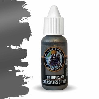 Duncan Rhodes Sir Coates Silver Shadow Metallic Paint - Duncan Rhodes Two Thin Coats - 15ml - DRTTC10040 - image