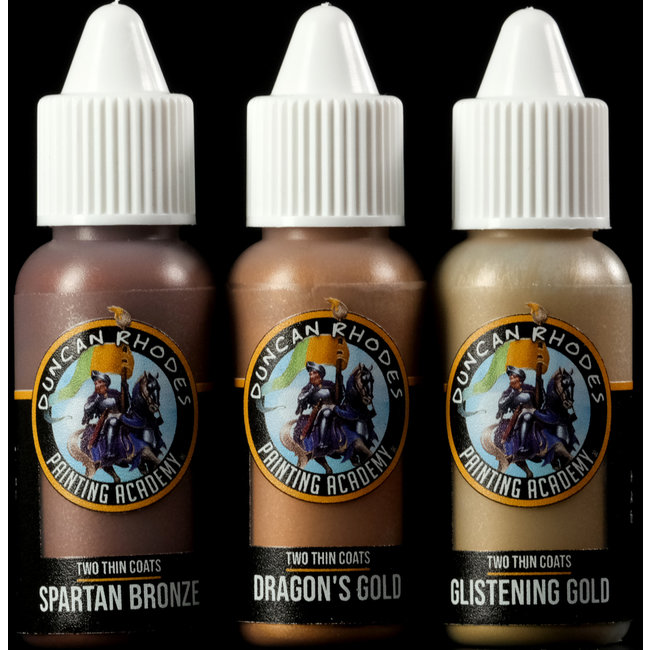 Duncan Rhodes Dragon's Gold Midtone Metallic Paint - Duncan Rhodes Two Thin Coats - 15ml - DRTTC10044