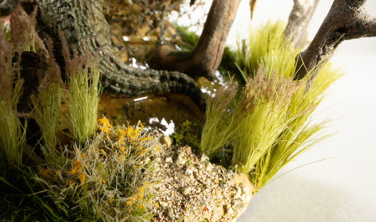 Woodland Scenics Herbe Haute Dorée – Terrain De Guerre Miniature – Touffes Personnalisables