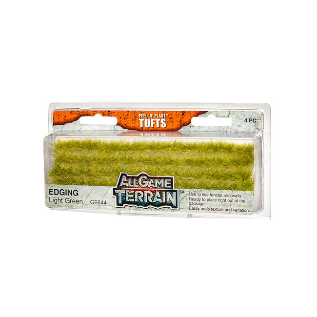 Woodland Scenics Light Green Edging - All Game Terrain - 4x - WLS-G6644