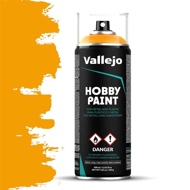 Vallejo Hobby Paint Fantasy Sun Yellow spraycan - 400ml - 28018