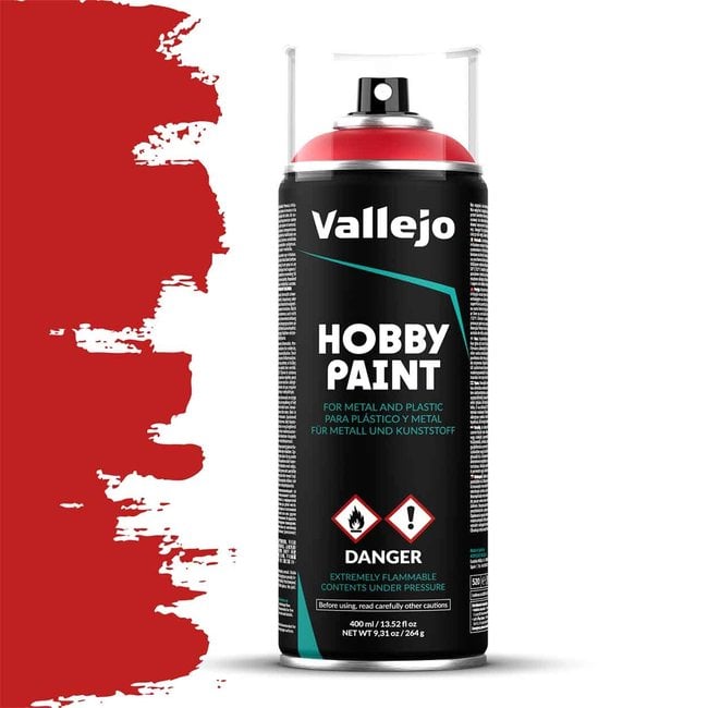 Vallejo Hobby Paint Fantasy Bloody Red spuitbus - 400ml - 28023