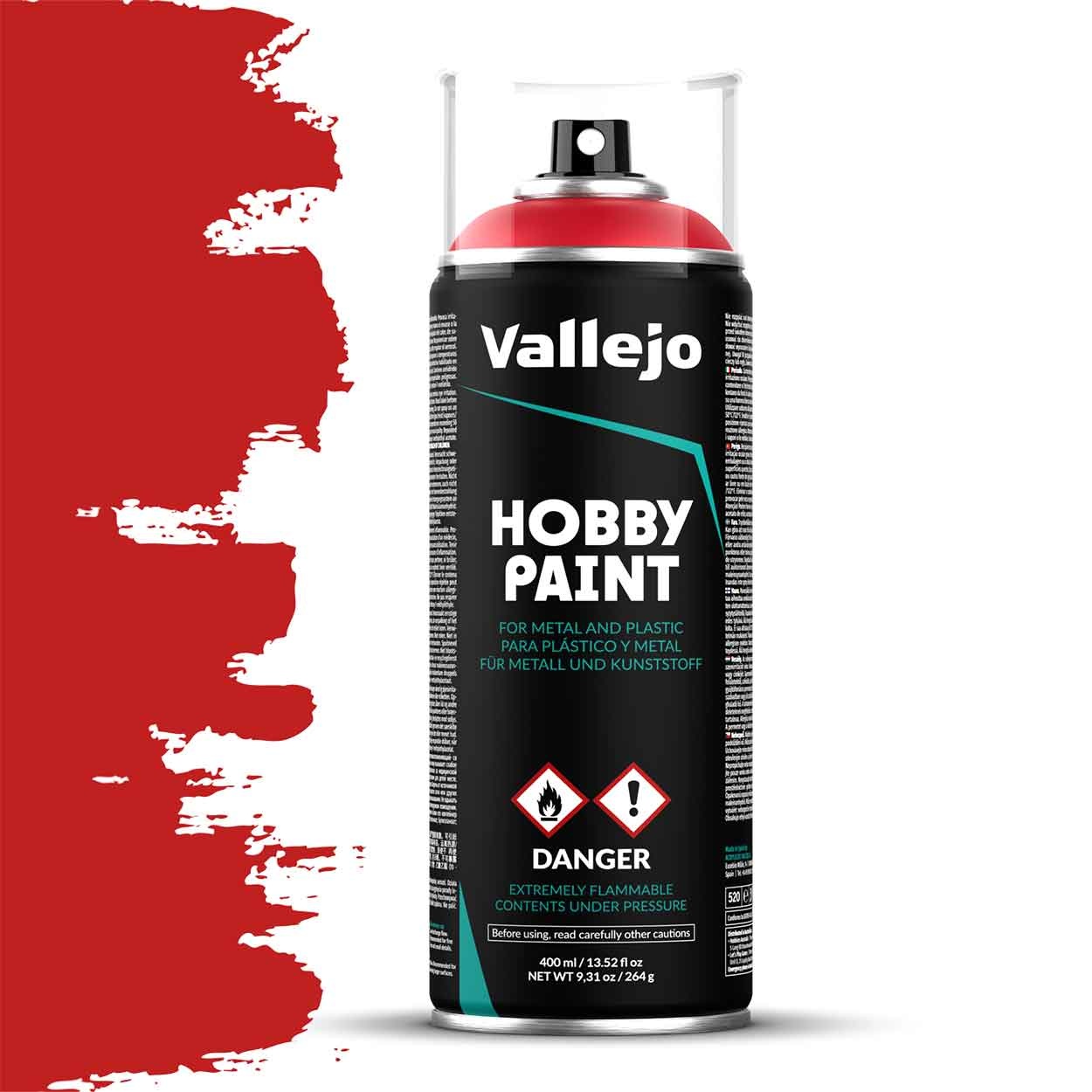 Buy Vallejo Hobby Paint Fantasy Bloody Red spraycan 400ml 28023 now