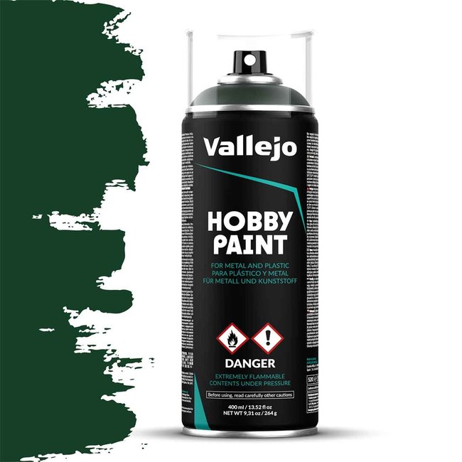 Vallejo Hobby Paint Fantasy Dark Green spraycan - 400ml - 28026