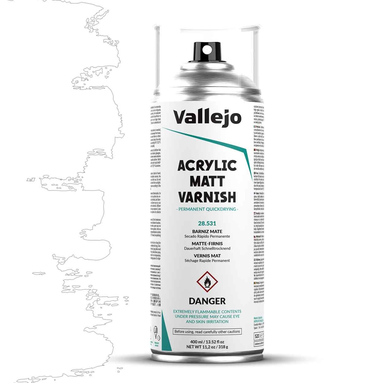 Vallejo Acrylic Matt Varnish 400ml 28531 Scenery BV