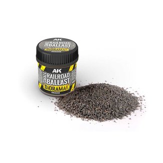 AK interactive Small Railroad Ballast 1:72 - 100ml - AK8256 - image