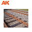 AK interactive Small Railroad Ballast 1:72 - 100ml - AK8256