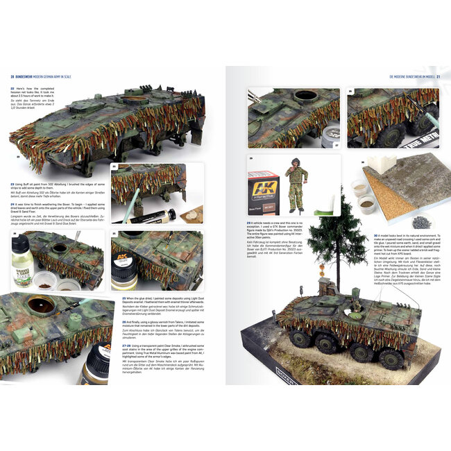 AK interactive Bundeswehr Modern German Army in Scale - English German - 184 pages - AK524