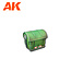 AK interactive Trashbins Scenography Wargame Set - 30-35mm - 9x - AK1362