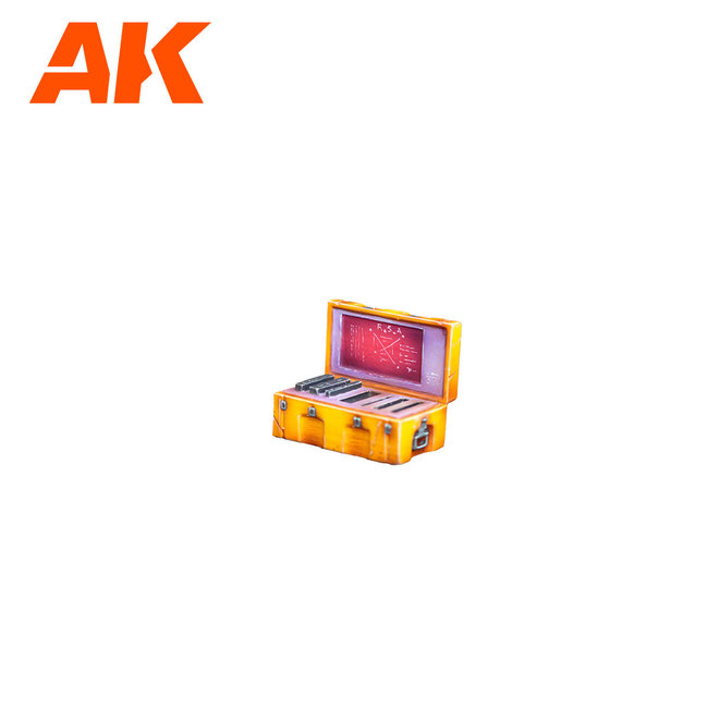 AK interactive Weapon Cases Scenography Wargame Set - 30-35mm - 10x - AK1361
