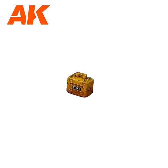 AK interactive Weapon Cases Scenography Wargame Set - 30-35mm - 10x - AK1361