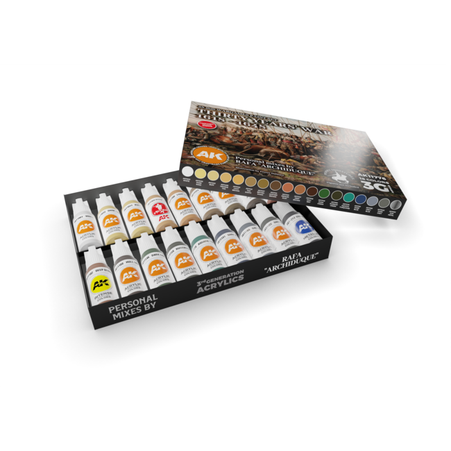 AK interactive Thirty Years War 1618-1648 Signature set by Archiduque - 18 colors - 17ml - AK11776